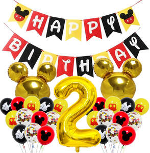 2021Mickey <span class=keywords><strong>Minnie</strong></span> Mouse thème fête fournitures ballon bannière garçon fête d'<span class=keywords><strong>anniversaire</strong></span> enfant <span class=keywords><strong>anniversaire</strong></span> décoration ballons - Product Image 6