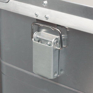 LxAxH 785x580x400mm 74kg 156 litros de capacidad contenedor de aluminio con esquinas apilables caja de almacenamiento multiusos - Product Image 3