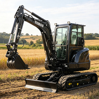 Nouveau Mini-Excavateur sur Chenilles CE Euro 5 EPA pour Jardin et Construction, Livraison Gratuite