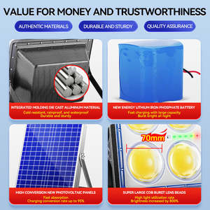 Projecteur solaire <span class=keywords><strong>Bosca</strong></span> de jardin Offre Spéciale 1000W à bon prix - Product Image 5