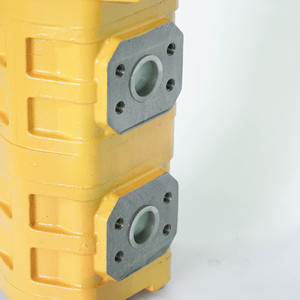 Pompe hydraulique double circuit à haute pression en fonte jaune durable, à faible fuite, pour travaux de terrassement - Product Image 5