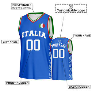 Баскетбольная футболка унисекс на заказ, зеленая, 100% полиэстер, быстросохнущая, дышащая сетка, с термотрансферной печатью имен и логотипов, большие размеры - Product Image 2