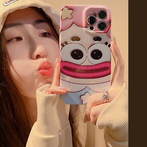 Funda para teléfono móvil con película de dibujos animados de pequeño monstruo divertido y pintura original para iPhone 15 pro 14 Plus 13 12 pro Max 11 X XS MAX - Product Image 3