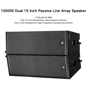 Tốt Nhất Người Bán Thụ Động Kép 15-Inch Hai-Cách 1000W Dòng Mảng Loa Âm Thanh Chuyên Nghiệp Hệ Thống Âm Thanh Cho Sân Khấu - Product Image 4