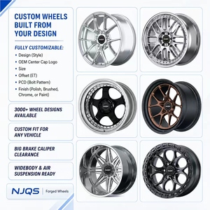 Jantes forgées NJQS sur mesure 3 ou 2 pièces 16-24 pouces 5x112 5x120 <span class=keywords><strong>RS2</strong></span> Deep Lip 2 ou 3 pièces pour BMW M3 F80 - Product Image 6