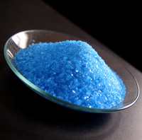 Sulfate de cuivre pentahydraté CuSO4.5H2O, poudre cristalline bleue transparente, qualité alimentaire, additif pour l'alimentation animale