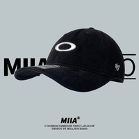 Casquette de baseball unisexe GN style américain inspirée d'Instagram, effet délavé vintage, broderie 47, design couple, coupe oversize polyvalente