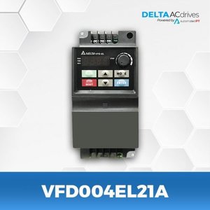 ไดรฟ์ปรับความถี่ VFD รุ่น EL ซีรีส์ VFD004EL21A กำลังไฟ 0.4KW 0.5HP 230VAC 2.5A ขายดี มีสินค้าในสต็อก - Product Image 4