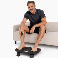 Stimulateur des nerfs et des muscles, thérapie par lumière rouge, machine de massage des pieds EMS pour la neuropathie avec électrodes TENS