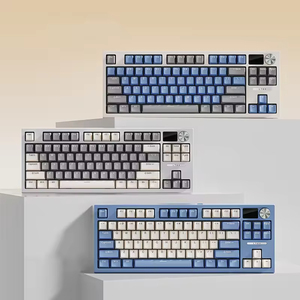 Clavier mécanique filaire 84 touches USB pour jeux, trois modes : filaire, sans fil 2.4G, pour ordinateur de bureau, PC, ordinateurs portables - Product Image 2