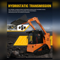 Chargeuse compacte sur chenilles TS65 4x4 1 tonne, Diesel Hydraulique CE EPA, Neuve, Pièces de chargeuse compacte sur chenilles pour travaux d'ingénierie
