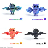 Burung Hantu 3D Print Multi-Joint yang Dapat Dipindahkan, Dekorasi Kamar Unik & Mainan Interaktif untuk Anak, Hadiah Koleksi Sekolah Sihir, 2026