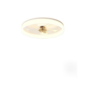 Ventilador de techo LED moderno con control remoto, de aluminio, 6 velocidades, para sala de estar, 110V, con convertidor de frecuencia, venta al por mayor de fábrica. - Product Image 1