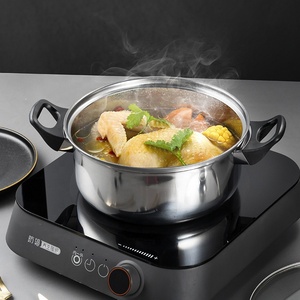 12 cái nấu ăn chậu và Chảo thép không gỉ kim loại Chứng Khoán nồi đặt nấu ăn chậu không dính nhà bếp Cookware sets với có thể tháo rời tay - Product Image 3