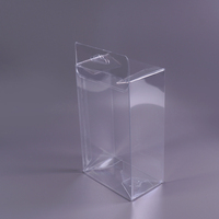 Boîtes d'emballage transparentes en plastique PET PVC personnalisées avec trou suspendu Boîtes de rangement en plastique PET Boîte cadeau transparente