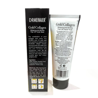 Masque facial peel-off en or 24 carats, masque blanchissant au collagène, masque pour éliminer les points noirs, masque nettoyant pour les pores du nez