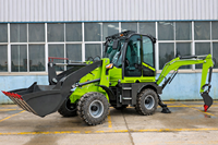 Chargeuse-pelleteuse compacte 4x4 robuste avec moteur CE EPA Euro 5 et capacité de charge nominale de 1500 kg
