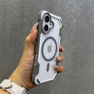 Custodie per telefono <span class=keywords><strong>cellulare</strong></span> con carica magnetica a colori Hit Cover posteriore trasparente antiurto per iPhone 16 13 14 12 15 Pro Max - Product Image 1