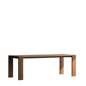Mesa de Comedor y Escritorio de Madera Maciza Estilo Wabi-Sabi - Muebles de Comedor de Madera Natural Sencillos - Product Image 1