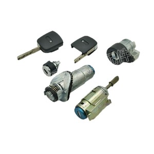 Audi A6L C7 2011 <b>Lock</b> Cylinder Set 4B5898375A With 2 <b>Keys</b> Cylindrical <b>Lock</b> Replacement Part - Product Image 1