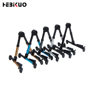 A-20 HEBIKUO 工厂直供定制OEM折叠金属吉他支架旅行便携式乐器配件 - Product Image 5