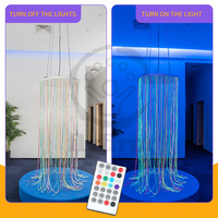 Flyfirm-Lustre à fibre optique avec plaque de plafond miroir, fibres lumineuses douces pour la thérapie d'intégration sensorielle en salle