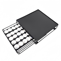 Organisateur de dosettes de café Nespresso Original dédié, style tiroir, 40 emplacements - Anti-poussière pour la maison/la cuisine/le bureau/les stations de café