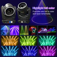 Mini Lámpara de Cabeza Móvil RGB de 10W con Activación por Sonido y Patrones Giratorios para Fiestas en Casa, KTV, Bares y Pequeños Eventos