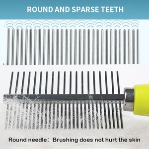 工場卸売カスタム両面猫針ヘアコーム犬ペットグルーミングコーム - Product Image 3