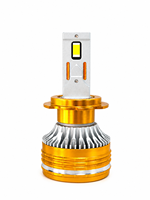 Ampoule de phare LED haute puissance 150W 12V H7, lampe de phare de voiture en aluminium doré pour ateliers de réparation automobile et grossistes Série TP-H13