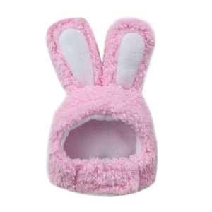 Cute Animal Plush Rabbit Hat <b>For</b> <b>Cats</b> Dogs Small Medium Pets All Seasons Headgear Pet <b>Clothes</b> - Product Image 5