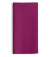 Serviettes de table jetables 1 pli avec logo couleur personnalisé, pochette à couverts intégrée, style sac en papier préplié, pour mariage et fête, en papier vierge