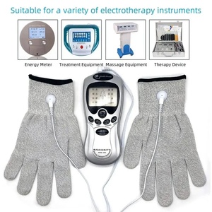 Silver Fibre Conductive Gloves Rehabilitation <strong>Physiotherapy</strong> <strong>Electrotherapy</strong> Gloves - Product Image 4