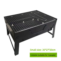 Nouveau grand barbecue portable pliable pour usage domestique et camping en extérieur, idéal pour cadeau, vente en gros 2026