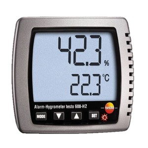 Medidor de Temperatura y Humedad Digital LCD Testo 608H1, Termómetro de Alta Precisión, 1 Año de Garantía, Uso Doméstico/Industrial - Product Image 1