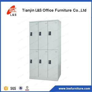 משרד/בית ריהוט פלדה בגדי 6 דלתות ארון בגדים ארון - Product Image 4