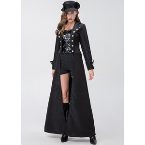 Costume de <span class=keywords><strong>pirate</strong></span> gothique médiéval pour <span class=keywords><strong>femme</strong></span> adulte, <span class=keywords><strong>déguisement</strong></span> de fête d'Halloween, carnaval, cosplay - Product Image 3