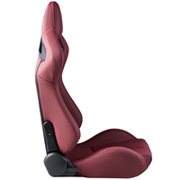 Sièges de course universels en cuir EURO Pvc de qualité supérieure siège baquet inclinable siège baquet complet siège auto