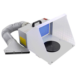 <span class=keywords><strong>Cabine</strong></span> <span class=keywords><strong>de</strong></span> pulvérisation d'aérographe professionnelle avec tuyau <span class=keywords><strong>de</strong></span> filtre <span class=keywords><strong>de</strong></span> lumières <span class=keywords><strong>de</strong></span> LED - Product Image 6