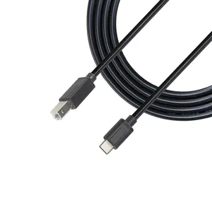 Mobile laptop notebook fast data transfer to printer Cable USB 2.0 3.0 USB Type C to USB B male cable