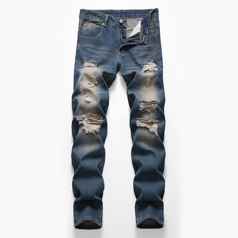 Encuentre el mejor fabricante de pantalones de moda para hombre rotos y  pantalones de moda para hombre rotos para el mercado de hablantes de  spanish en alibaba.com
