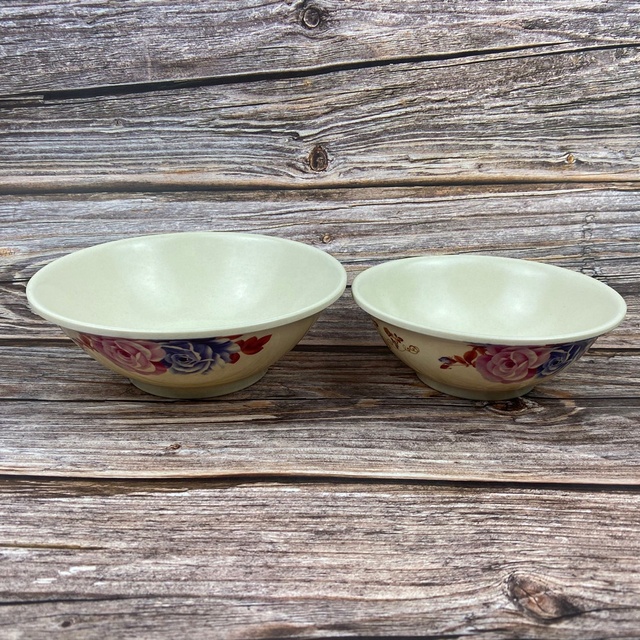 Wholesale Restaurant Serving Bowls Melamine Mix Bamboo-Fiber Rice Melamine Bowl