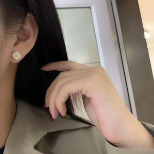 Pendientes de Diamantes Amarillos Naturales de 0.5CT en Oro Puro de 18K, Oro Real Au750, Joyería de Moda para Mujeres, Señoritas y Niñas, Gran Venta Xinfly - Product Image 4
