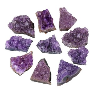 Cristales al por mayor, cristales a granel para manualidades, racimo de <span class=keywords><strong>amatista</strong></span> natural, geoda de <span class=keywords><strong>amatista</strong></span>, piedra preciosa en bruto, piedras curativas, racimo de cristales, <span class=keywords><strong>drusa</strong></span> - Product Image 1