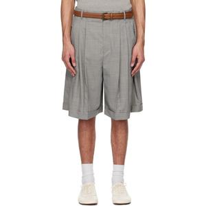 Pantalones Cortos Casuales de Trabajo para Hombre, con Pliegues Delanteros, Cierre de Cremallera, Estilo Golf, Holgados, con Dobladillos Enrollados - Product Image 3