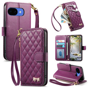 Étui portefeuille de luxe en cuir avec fermeture éclair et emplacements pour cartes, pochette pour téléphone <span class=keywords><strong>Google</strong></span> Pixel 10A/<span class=keywords><strong>10</strong></span> Pro/<span class=keywords><strong>10</strong></span> Pro XL/9A, couverture pour cartes de crédit - Product Image 1