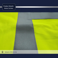 Gilet di Sicurezza Riflettente ad Alta Visibilità con Tasche Multiple, Traspirante, EN ISO 20471, Abbigliamento da Lavoro per Cantieri Edili
