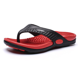 Massage Flip Flops Men EVA Outsole Plastic Upper Open Toe Spring <b>Beach</b> <b>Shoes</b> - Product Image 5