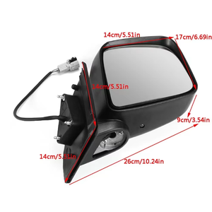 Rétroviseur latéral noir électrique 3 broches pour Nissan NV200 LHD 2010-2018 - Product Image 4