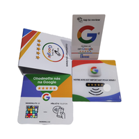 Support d'affichage pour carte professionnelle/de membre en PVC étanche avec puce NFC NTAG215, code QR, fonction Tap pour réseaux sociaux et carte WhatsApp personnalisée